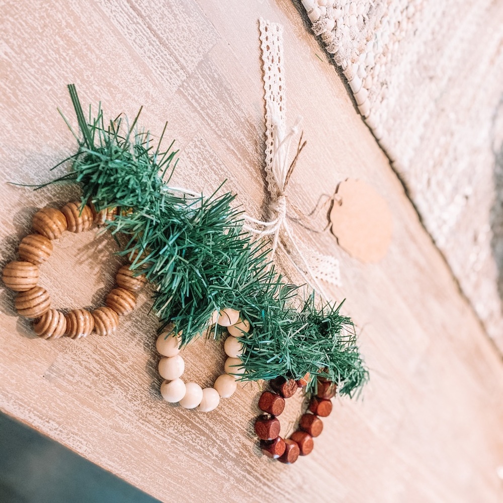 🌵Handmade boho inspired Christmas ornaments